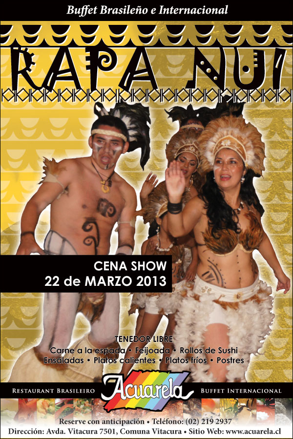Show Chileno Rapa Nui en Acuarela - Marzo 2013