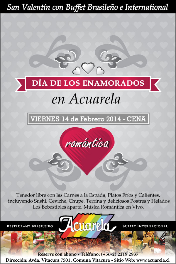San Valentin en Acuarela