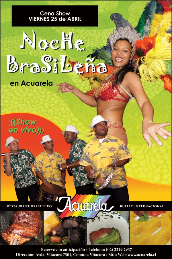 Noite Brasileira en Acuarela